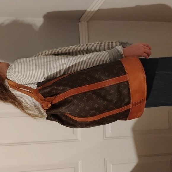 FLASH SALE! Auth Louis Vuitton Randomne Monogram Vintage Backpack W Pouch/Tag - Picture 4 of 16